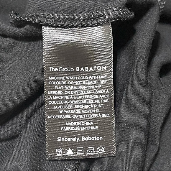 The Group by Babaton Cocoon Woman Black Aritzia Draped Cardigan Size M/L - Picture 11 of 15